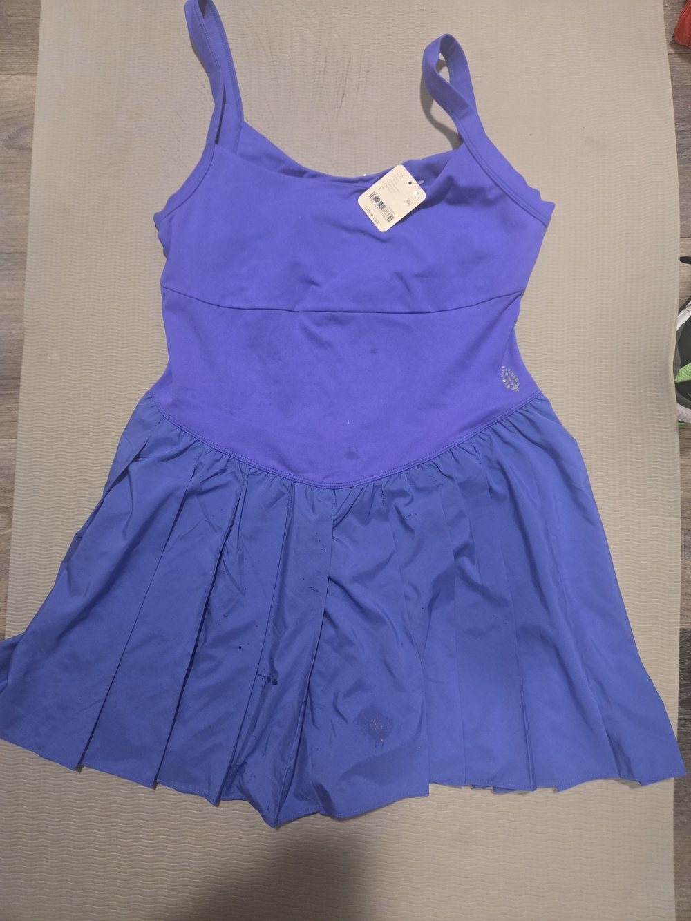 Free People Movement NWT Swing Of Things Skortsie Purple SIZE L Retail $119 - Picture 4 of 6